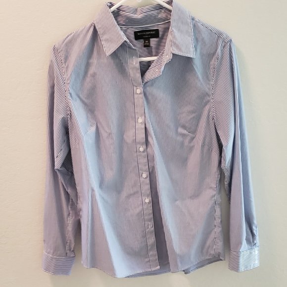 Pinstriped Blouse - Picture 1 of 3